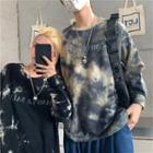 Couple Matching Tie-dyed Pullover