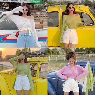 Loose-fit Plain Light Top