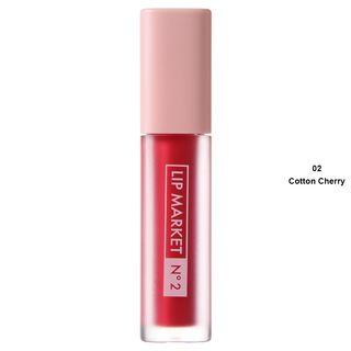Tonymoly - Lip Market Matte Tint - 10 Colors #02 Cotton Cherry