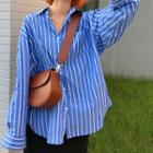 Pinstripe Shirt Blue - One Size