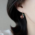 Peach Drop Earring 1 Pair - Gold - One Size