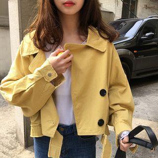 Cropped Double-breasted Jacket