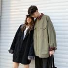 Couple Mock Two-piece Loose-fit Shirt Jacket