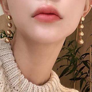 Faux Pearl Dangle Earring 1 Pair - E497 - Earring - Beaded - One Size