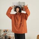 Hooded Half-zip Top