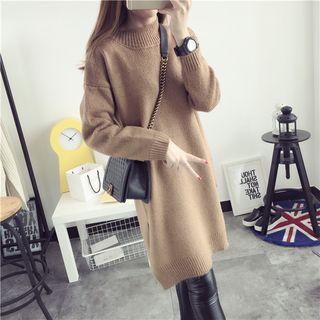 Slit Knit Dress