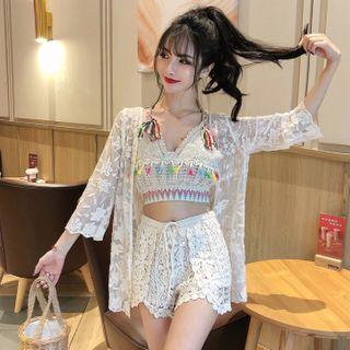 Tasseled Top / Jacket / Shorts / Set