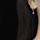 Stainless Steel Bead Dangle Earring 1 Pair - Gold - One Size