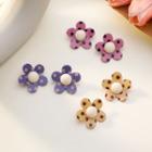 Dotted Flower Acrylic Earring