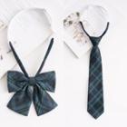 Plaid Ribbon Bow / Tie