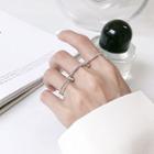 925 Sterling Silver Interlocking Ring