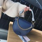 Faux-leather Chain Detail Handbag