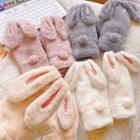 Rabbit Chenille Gloves