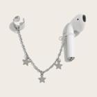 Star Airpods Retainer Earring 1 Pc - Silver - One Size
