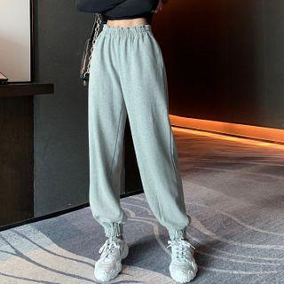 Plain Harem Sweat Pants