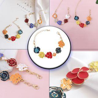 Floral Bracelet 294 - As Shown In Figure - One Size