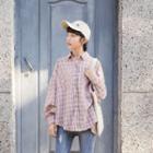 Plaid Shirt Gingham - Pink - One Size