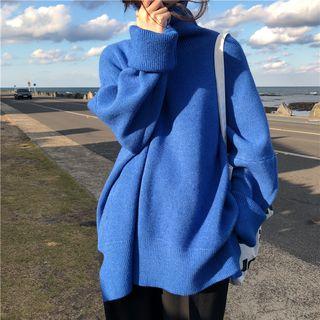 Turtle Neck Knit Sweater