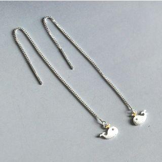 Whale Drop Earrings