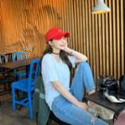 U-neck Relaxed-fit T-shirt