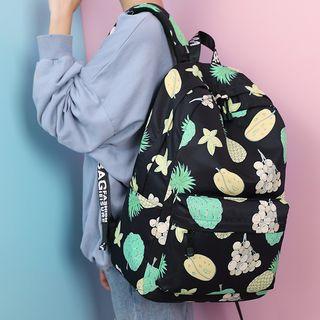 Fruit Print Backpack