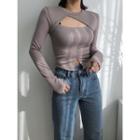 Slim-fit Cutaway Top