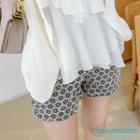 Floral Lace Chiffon Shorts