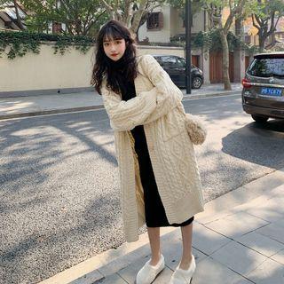 Long Cardigan Cardigan - Off-white - One Size