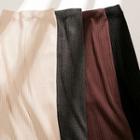 Straight Fit Knit Midi Skirt