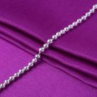 925 Sterling Silver Bead Bracelet Bracelet - Glossy Beads - Silver - One Size