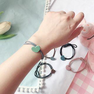 Heart Accent Hair Rubber Band