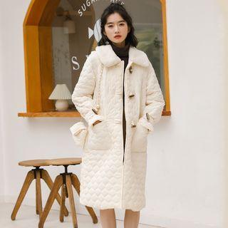 Quilted Fluffy Collar Jacket