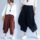 Crop Baggy Pants