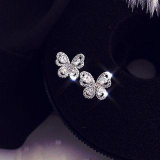 Butterfly Ear Stud As Shown In Figure - One Size