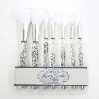 Beauty Creation  - Liquid Sparkle Silver 7pc Brush Set 1 Set
