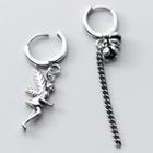 Non-matching Fairy Drop Earring 1 Pair - S925 Silver - One Size