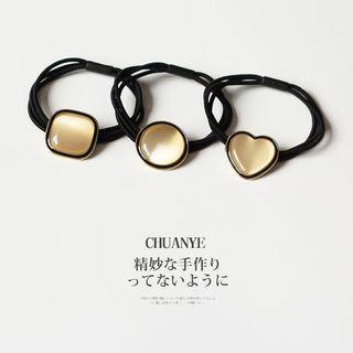Geometric Faux Cat Eye Stone Hair Tie (various Designs)