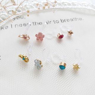 Alloy / Rhinestone Stud Earring (various Designs)