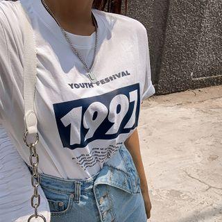 1997 Printed Cotton T-shirt