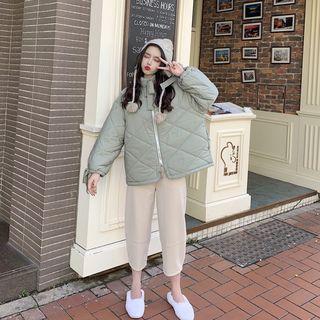 Padded Coat / Wide Leg Pants