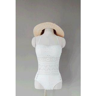 Halter Laced Swimsuit