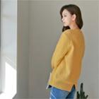 Slit-back Wool Sweater