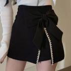 Ribbon Mini Pencil Skirt