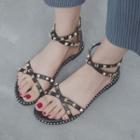 Strap Studded Sandals