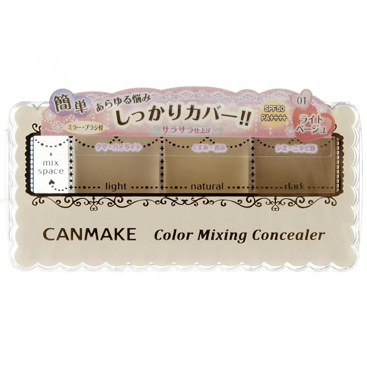 Canmake - Color Mixing Concealer Spf 50+ Pa++++ (#01 Light) 1 Pc