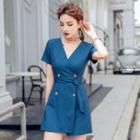 Plaid Wide-leg Playsuit (various Designs)