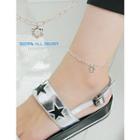 Star Silver Chain Anklet