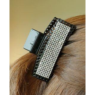 Rhinestone Scalloped Hair Claw One Size