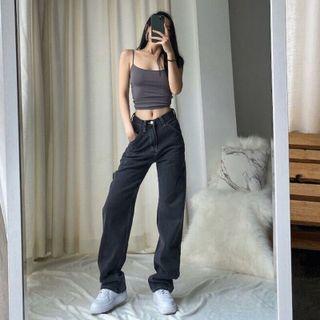Low Waist Wide Leg Jeans