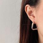 Triangle Sterling Silver Earring Eh0702 - 1 Pair - Silver - One Size